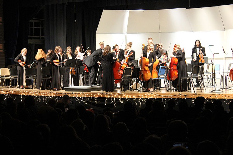 With the Freshman Orchestra leaving, the Concert Orchestra is next.