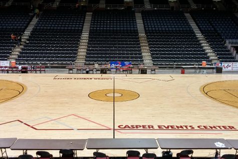 After one game, the WHSAA shut down the Class 3A/4A basketball tournament at the request of the Natrona County Department of Health.