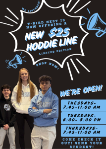 New $25 Hoodie Line Hits The T-Bird Nest!